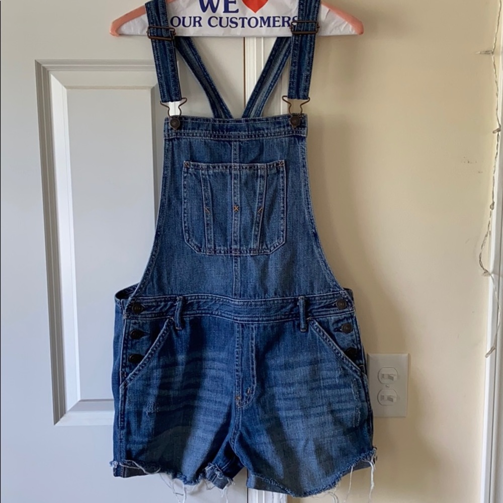 Denim Short Overalls